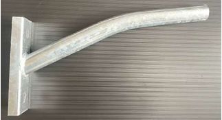 Brazo Mural Curvado D.48 sin Gancho