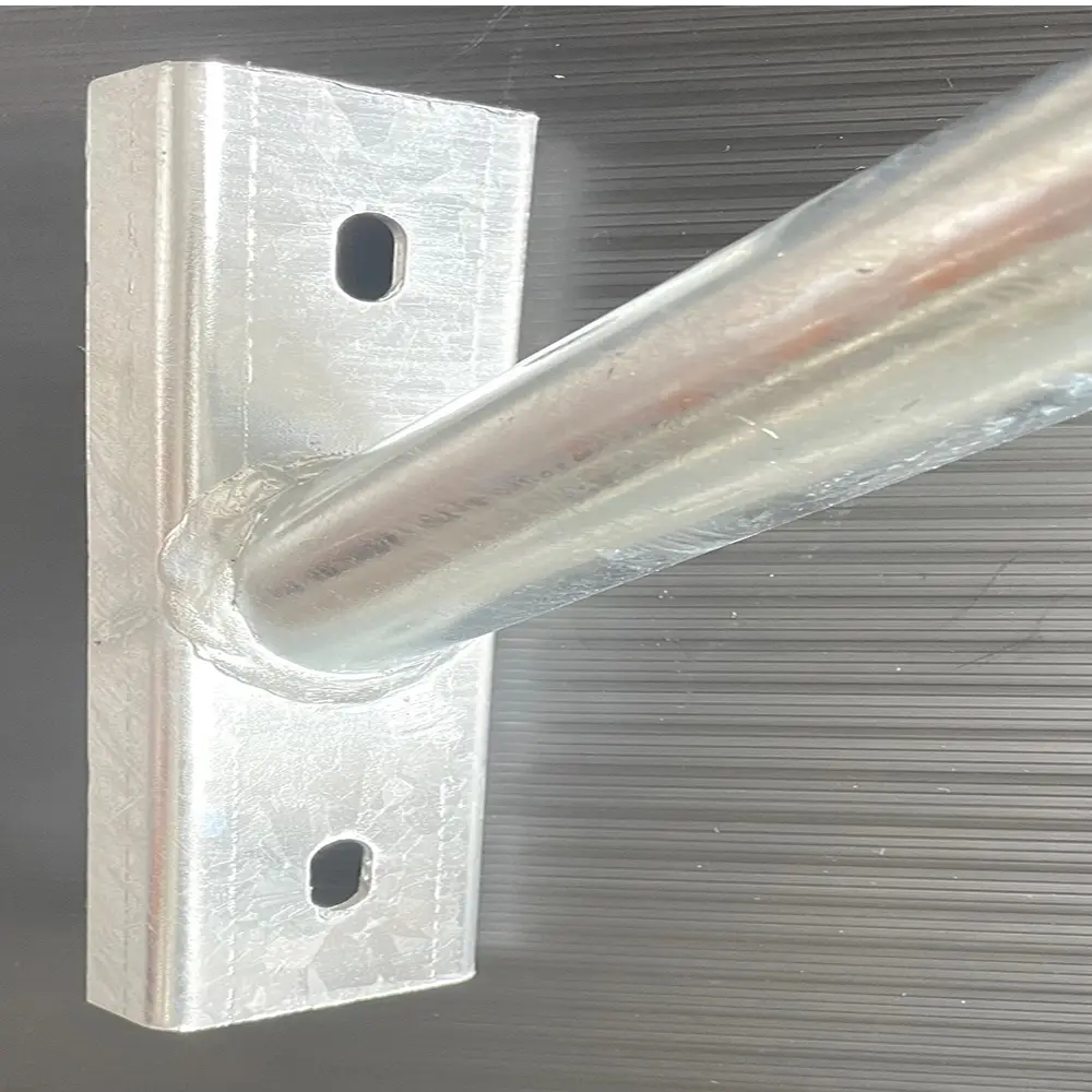 Brazo mural D.48 curvado sin gancho -2